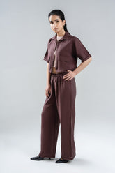 Cropped Woven Shirt